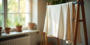 Picture of clothes hanging indoors